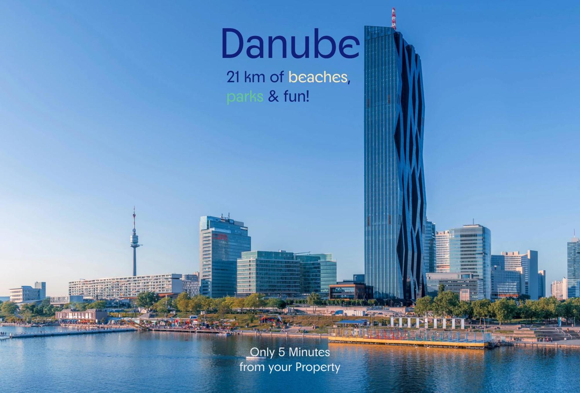 Comfy 3Br Shared Apartment - U6 Subway, Danube & Millenium City Wien Eksteriør billede
